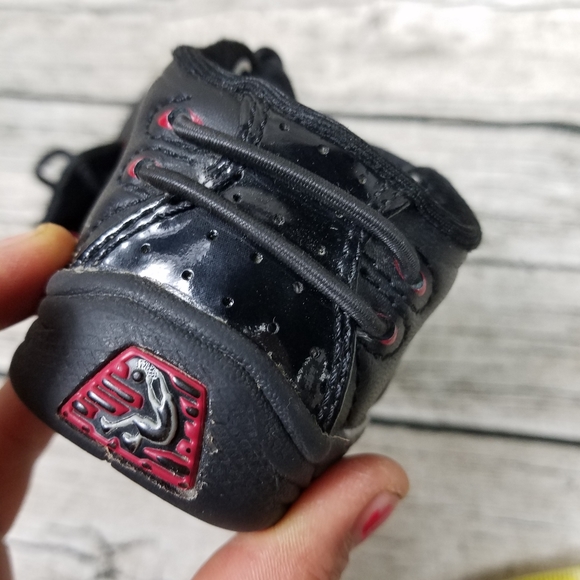 Baby Shaq Black Tennis Shoes Size 3 - Picture 5 of 7